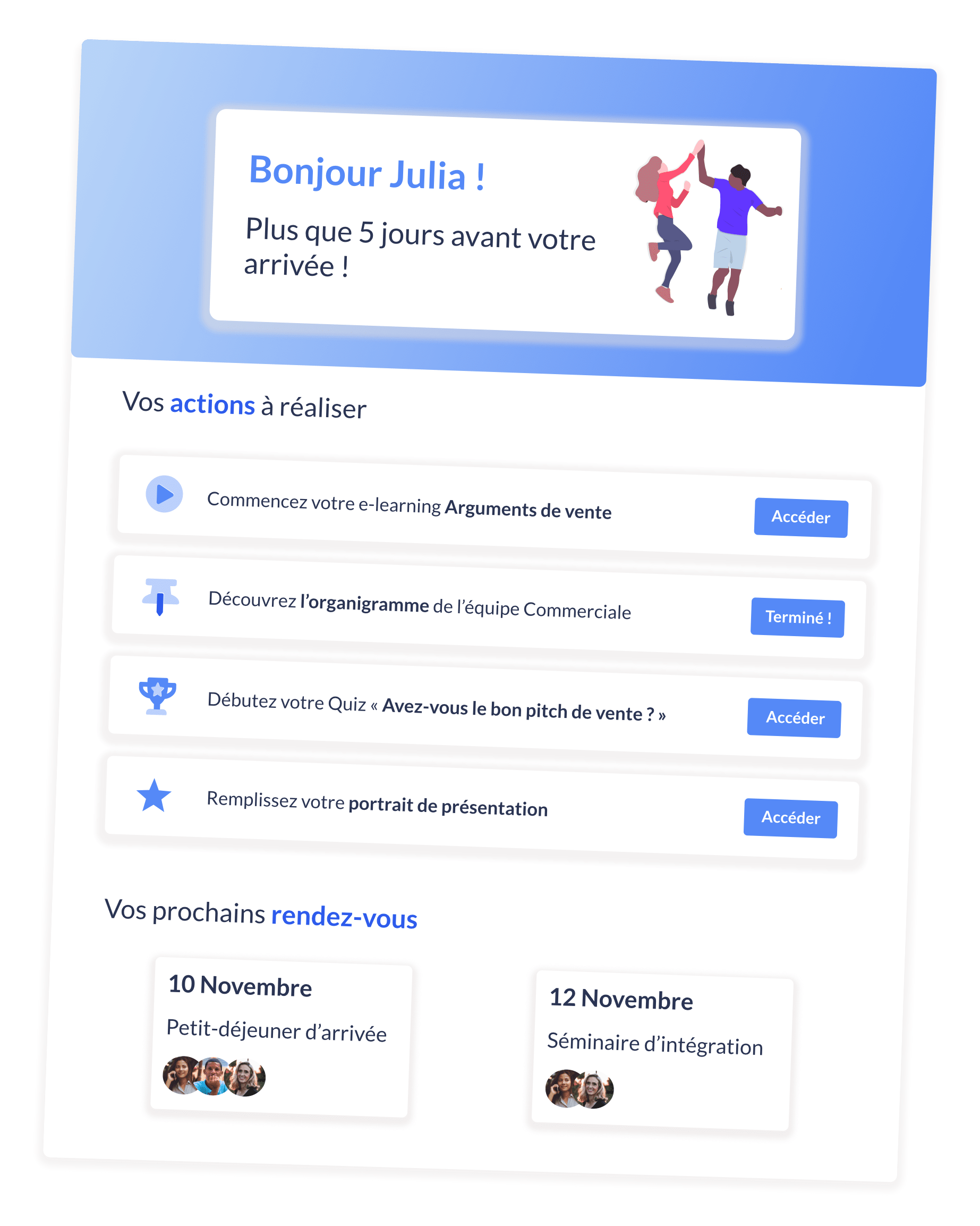 Value proposition parcours